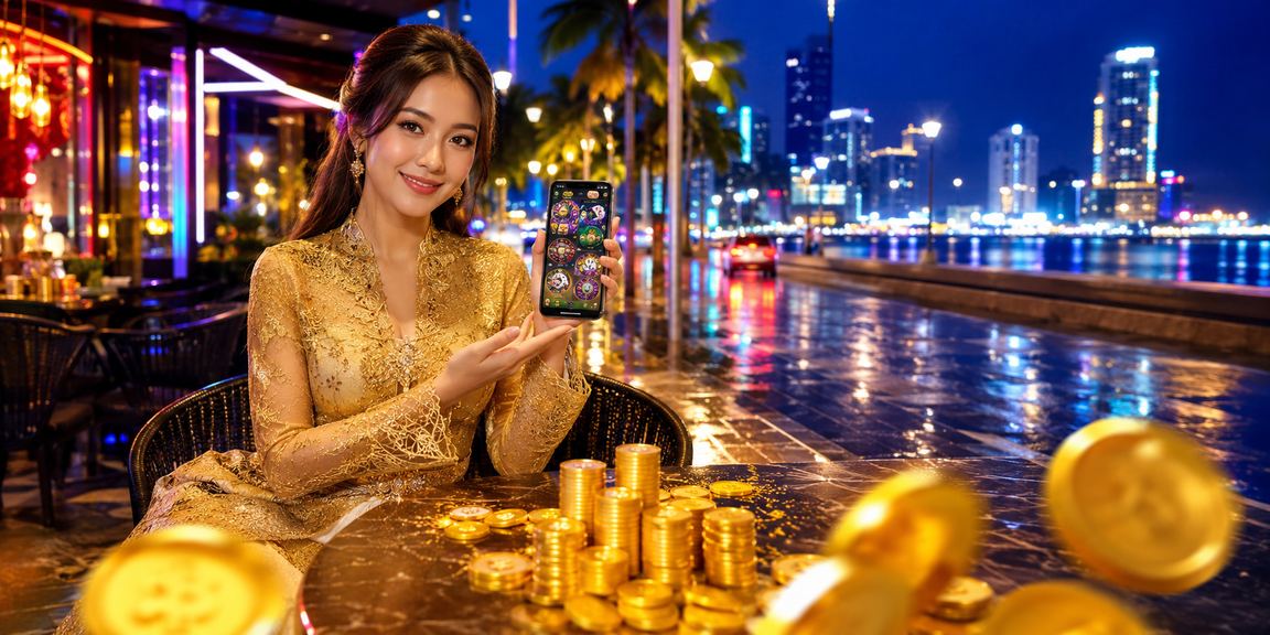 Pengguna cili88 bertaruh sukan maya melalui telefon di Penang dengan pakaian kebaya
